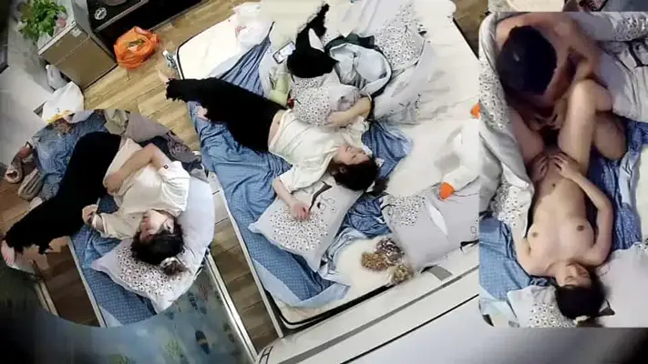 黑客破解偷拍-眼镜小伙趁父母出差把小女友带回家连干两炮